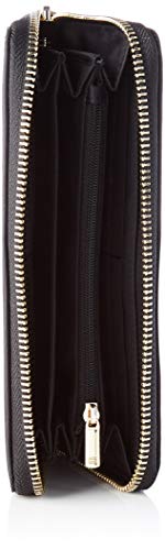 Tommy Hilfiger Poppy LRG ZA, Productos de cuero pequeños para Mujer, Negro, One Size