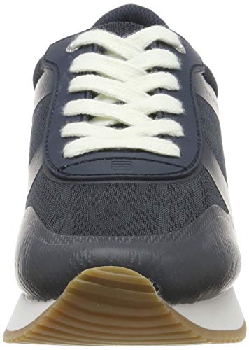 Tommy Hilfiger Tommy Jacquard City Sneaker, Zapatillas para Mujer, Azul (Midnight 403), 40 EU