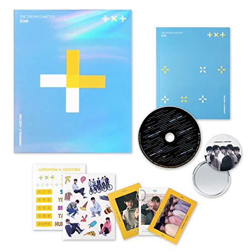 Tomorrow X Together TXT Album - The Dream Chapter : Star CD + Photobook + Photocards + Sticker Pack + OFFICIAL POSTER + FREE GIFT