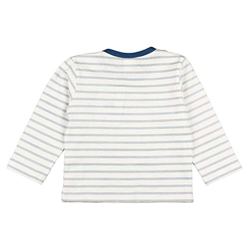 Top Top  CORPENTO  Camiseta de Manga Larga, Multicolor (Listado  852 ), 92 (Tamaño del Fabricante: 24-36 ) para Bebés