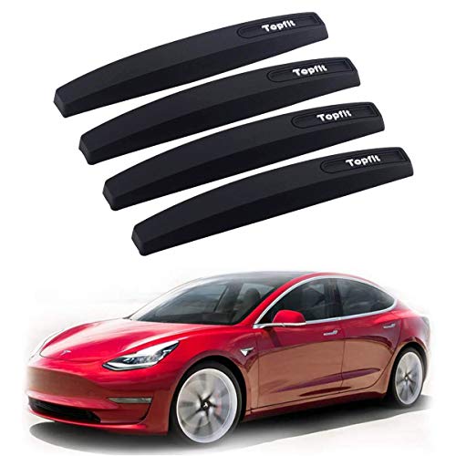 topfit Universal Car Door Side Guard Protector de borde de puerta Trim de silicona Pegatina de protección antiarañazos Auto Anti Collision Anti-Rub Accessories