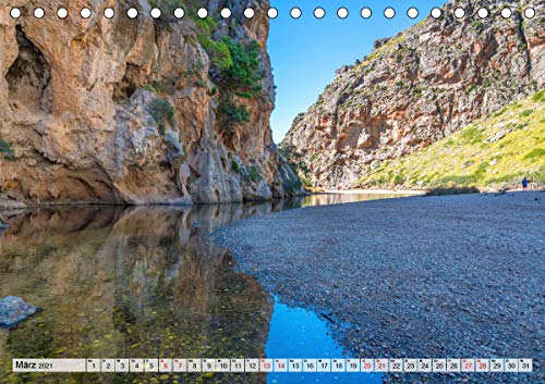 Torrent de Pareis - Mallorca (Tischkalender 2021 DIN A5 quer): Der berühmte Canyon in der Tramuntana (Monatskalender, 14 Seiten )