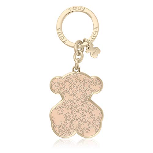 TOUS Llavero Mini Silhouette Color Rosa
