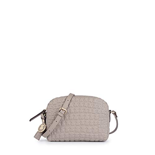 TOUS Sherton, Bolso bandolera para Mujer, Beige (Topo 895890186), 19x14x2 cm (W x H x L)