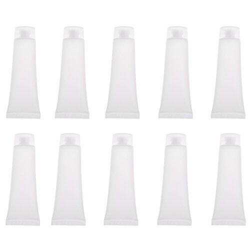 Toygogo 10pcs 30ml Botellas De Tubos Vacíos Portátiles Multifuncionales Cosmética Crema De Manos Loción Contenedores Recargables Maquillaje