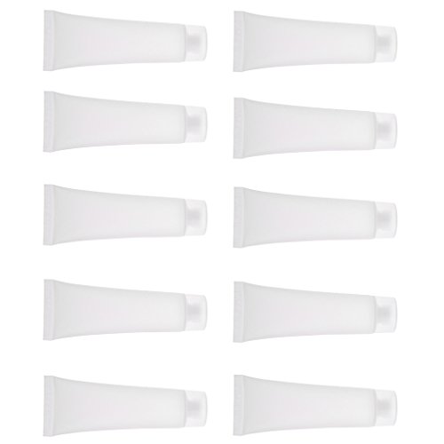 Toygogo 10pcs 30ml Botellas De Tubos Vacíos Portátiles Multifuncionales Cosmética Crema De Manos Loción Contenedores Recargables Maquillaje