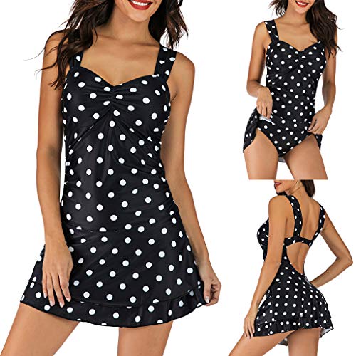 Traje de baño para Mujer Ropa de Playa Estampado Degradado 2 Piezas Bikini Traje de baño Traje de baño Mujer Retro Polka Punto Cintura Alta Traje de baño Bikini