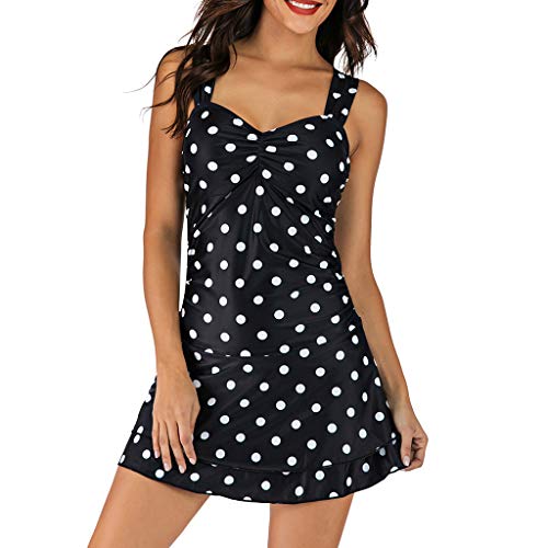 Traje de baño para Mujer Ropa de Playa Estampado Degradado 2 Piezas Bikini Traje de baño Traje de baño Mujer Retro Polka Punto Cintura Alta Traje de baño Bikini