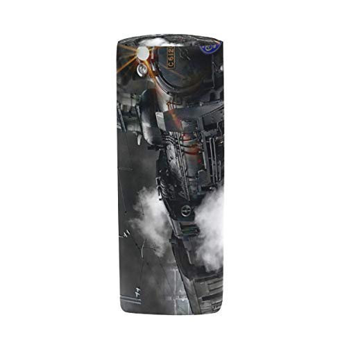 Tren de vapor Locomotora Viejo Portalápices Estudiante Bolsa Bolsa de la Escuela Redonda Bolsa de Maquillaje para Niño Niña