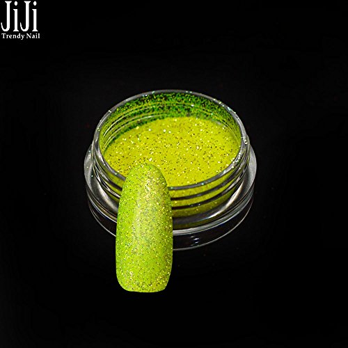 Trendy Nail 1g 6 unids/set Nueva Llegada Nail Art Glitters Decoración Fluorescencia Shinning Nails Glitter Powder Dust JIYG01-06