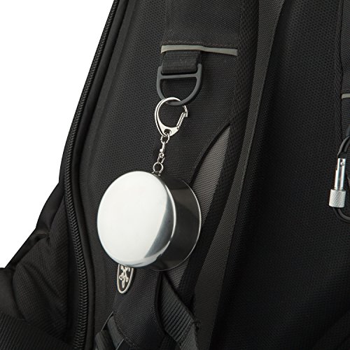 TRIXES Taza de Acero Inoxidable Plegable para Beber Durante Camping Viaje