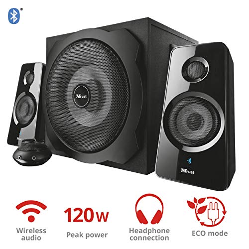 Trust Tytan 2.1, Altavoces, 1, Negro