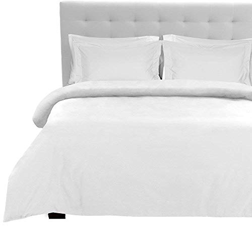 Tula Linen 1200 Thread Count 4PCs Sheet Set (White Solid, UK King Size150 x 200 cm(5 ft x 6ft 6in), Pocket Size 30cm) 100% Egyptian Cotton Premium Quality
