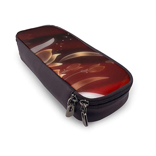 Tulip - Estuche para lápices de fondo para niños y niñas, estuche grande para bolígrafos, para estudiantes, universidad, material escolar y oficina