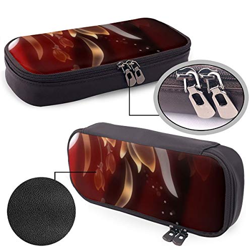 Tulip - Estuche para lápices de fondo para niños y niñas, estuche grande para bolígrafos, para estudiantes, universidad, material escolar y oficina