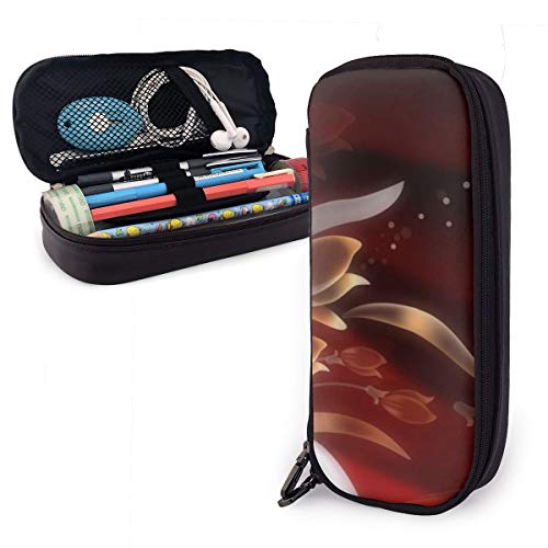 Tulip - Estuche para lápices de fondo para niños y niñas, estuche grande para bolígrafos, para estudiantes, universidad, material escolar y oficina