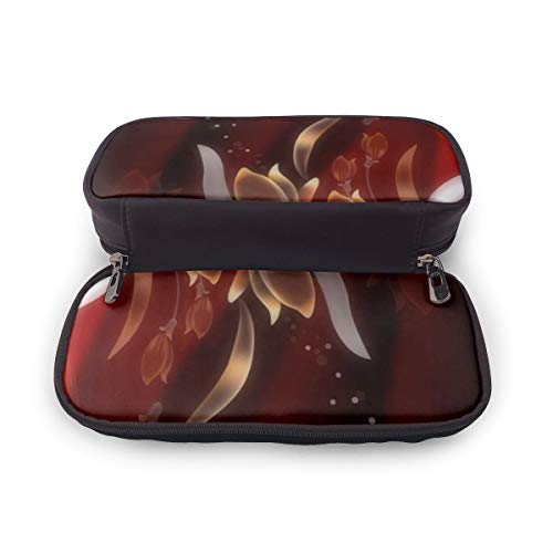 Tulip - Estuche para lápices de fondo para niños y niñas, estuche grande para bolígrafos, para estudiantes, universidad, material escolar y oficina