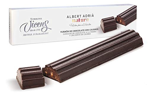 Turrón de Chocolate con churros Adrià Natura 250 gr