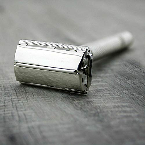 Twist Open Butterfly Safety Razor Classic Afeitar Peluquería Vintage (no incluye cuchillas)