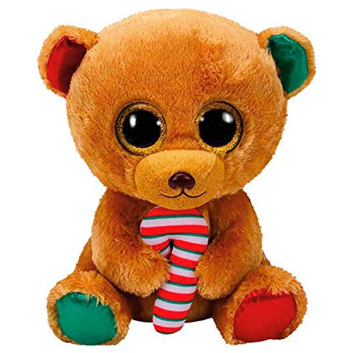 TY - Beanie Boo's Bella, Osito Navidad, 40 cm (United Labels Ibérica 37254TY)