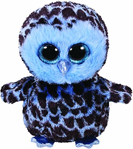 TY- Yago, Eule Blau/Schwarz 24cm Peluche búho, Color azul (United Labels Ibérica 37267TY) , color/modelo surtido
