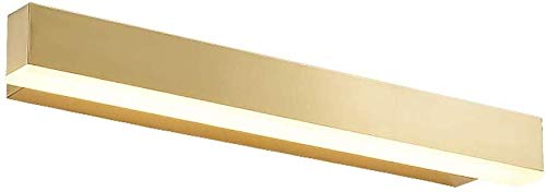 TZZ Vanidad Moderna del LED Luz de Cobre nórdica Vestir Maquillaje Tabla lámpara de luz Diurna de hidromasaje Espejo iluminación del Espejo luz Delantera (tamaño : 52cm)