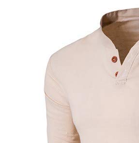 U/A - Blusa de manga larga para hombre Rosa rosa L