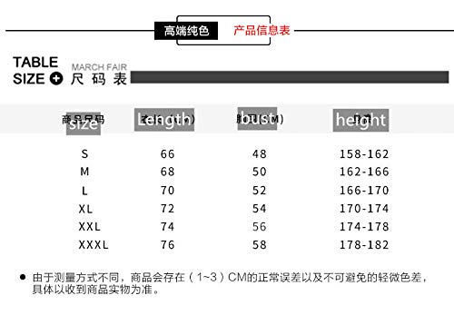 U/A Camisa de manga larga de algodón para hombre, solapa Blanco blanco L