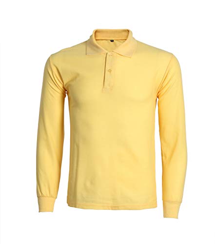 U/A - Camiseta de manga larga para hombre, algodón saludable, color sólido, para comercio exterior Blanco blanco 4XL