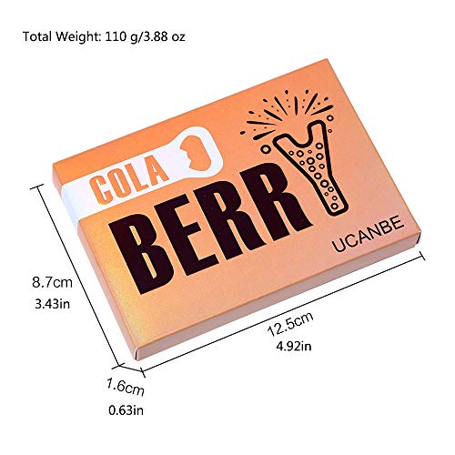 UCANBE 15 Maquillaje de color Combinaciones de sombras de ojos Paleta de sombras de ojos mate y brillante 1# Berry Cola