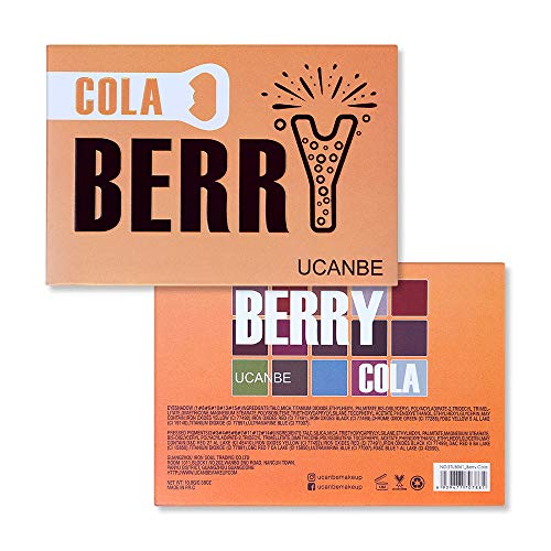 UCANBE 15 Maquillaje de color Combinaciones de sombras de ojos Paleta de sombras de ojos mate y brillante 3# Pink Mojito