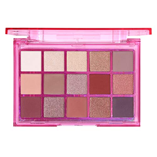UCANBE 15 Maquillaje de color Combinaciones de sombras de ojos Paleta de sombras de ojos mate y brillante 3# Pink Mojito