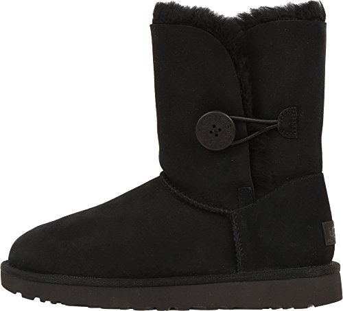 UGG Female Bailey Button II Classic Boot, Black, 7 (UK)