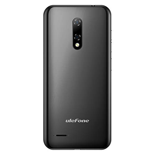 Ulefone Teléfono Móvil 2020, Note 8P Android 10 Smartphone Libre 16GB ROM (128GB SD), Pantalla 5.5" Water-Drop Screen Movil, 8MP 5MP, 2700mAh Batería, 3-Card Slot, GPS/WiFi/Hotspot-[Europea,Negro]