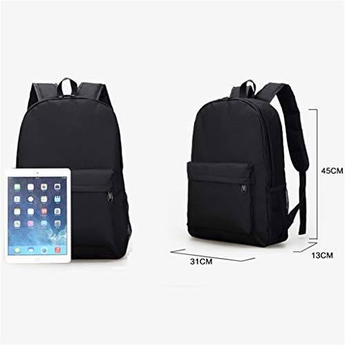 ULIIM - Mochila de lona de alta capacidad con el número 23, el nombre de Michael Jordan y el logotipo de los Chicago Bulls. Mochila de estudiante, mochila de viaje, mochila para portátil, etc.