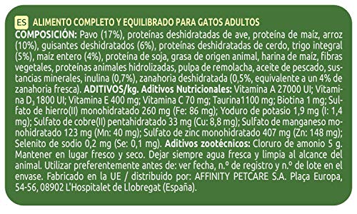 ultima Pienso Para Gatos Para Prevenir Bolas De Pelo Con Pavo 4 x 1.5 kg
