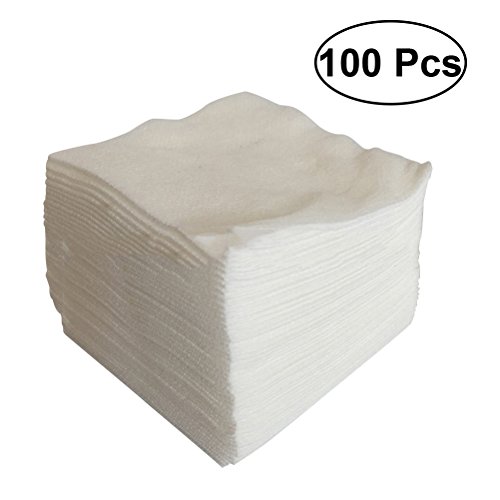 ULTNICE - 100 esponjas de gasa médica no tejida para cuidado de heridas, suministros de primeros auxilios