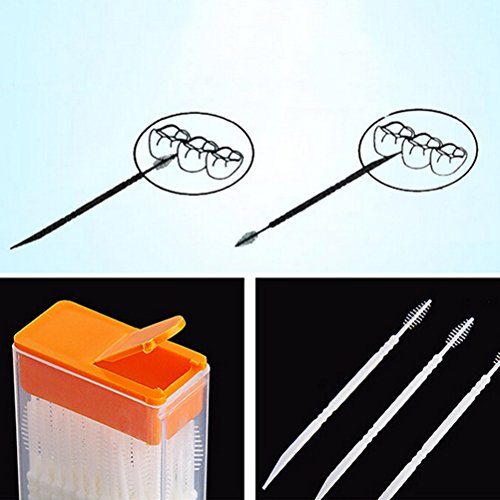 ULTNICE Cepillos interdentales para Limpieza interdental (Color Aleatorio) - 50 Piezas