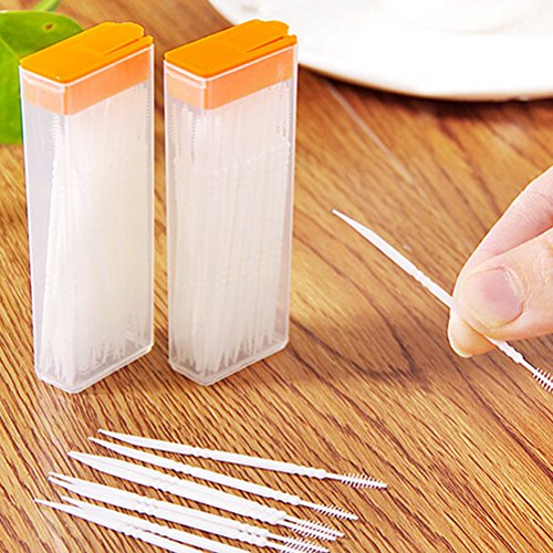ULTNICE Cepillos interdentales para Limpieza interdental (Color Aleatorio) - 50 Piezas