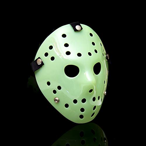 Ultra Adultos Niños Máscara Brilla En La Oscuridad Halloween vs Máscara de Hockey sobre Hielo Disfraz Hombre Mujer Festival Cosplay Disfraces