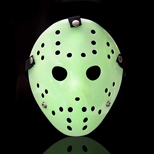 Ultra Adultos Niños Máscara Brilla En La Oscuridad Halloween vs Máscara de Hockey sobre Hielo Disfraz Hombre Mujer Festival Cosplay Disfraces