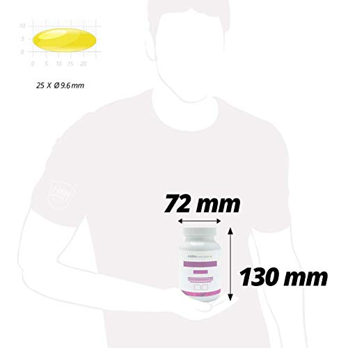 Ultra Omega 3 de HSN | Aceite de Pescado (Fish Oil) + Vitamina E | Altamente Concentrado, Ácidos Grasos Esenciales 35% EPA + 25% DHA | Antiinflamatorio Natural | Sin Gluten, Sin Lactosa, 120 Perlas