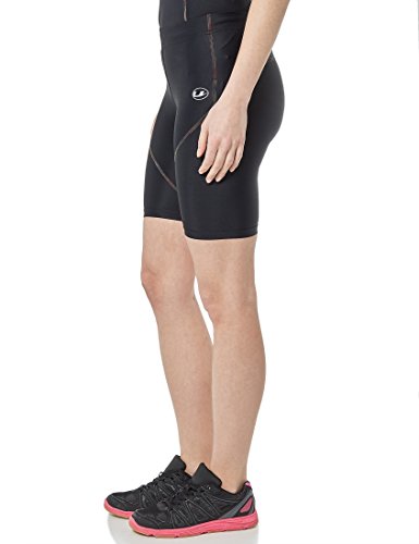 Ultrasport Rainbow - Mallas cortas de compresión para mujer, talla XS, color negro