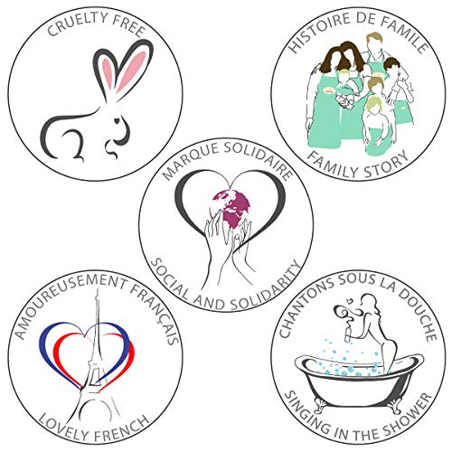 Un Air d'Antan® DOUCE Set de Productos de Belleza, Contiene 5 Productos: 1 Gel de Ducha 250ml, 1 Crema de Manos 25ml, 1 Jabón 100g, 1 Loción Corporal 200ml, 1 Eau de Toilette 55ml - Aroma de Almendra