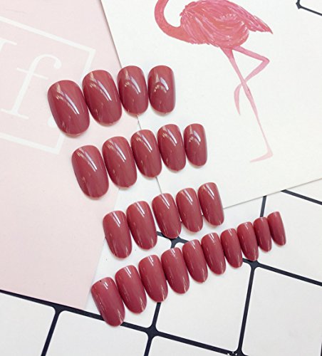 Uñas postizas completas, de Jovono, para mujeres y niñas, 24 unidades