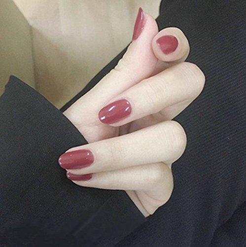 Uñas postizas completas, de Jovono, para mujeres y niñas, 24 unidades