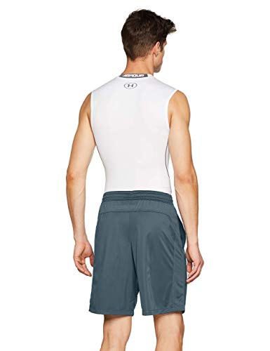 Under Armour MK1 Shorts Pantalón Corto, Hombre, Gris (Pitch Gray-012), XL