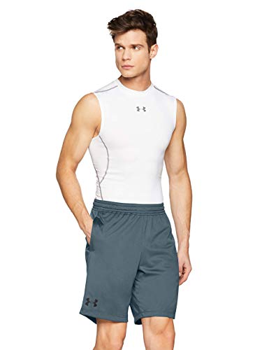 Under Armour MK1 Shorts Pantalón Corto, Hombre, Gris (Pitch Gray-012), XL