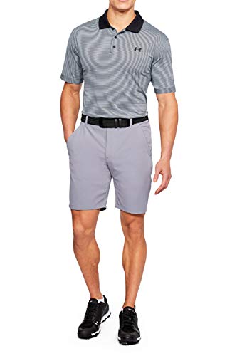 Under Armour Performance Polo Novelty Camiseta de Manga Corta, Hombre, Negro (001), L