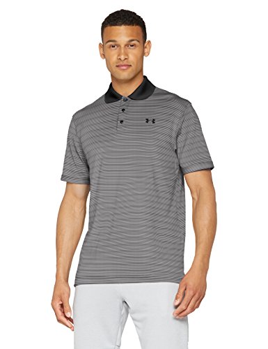 Under Armour Performance Polo Novelty Camiseta de Manga Corta, Hombre, Negro (001), L